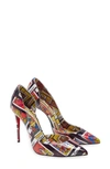 CHRISTIAN LOUBOUTIN IRIZA TAROT POINTED TOE HALF D'ORSAY PUMP,3210323