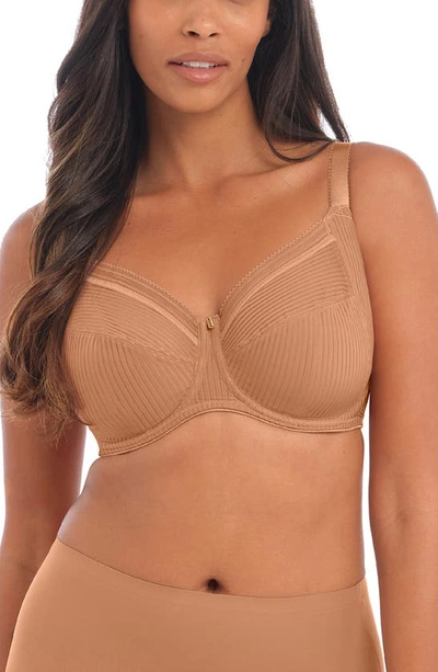 Fantasie Fusion Underwire Side Support Bra In Cinnamon