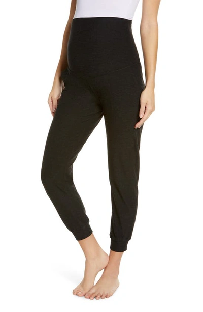 Beyond Yoga Spacedye At Your Leisure High Waisted Midi Legging In Darkest Night