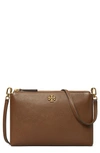 TORY BURCH KIRA PEBBLED LEATHER WALLET CROSSBODY BAG,61385