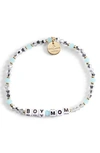 LITTLE WORDS PROJECT BOY MOM BEADED STRETCH BRACELET,5W-BOY-COR2