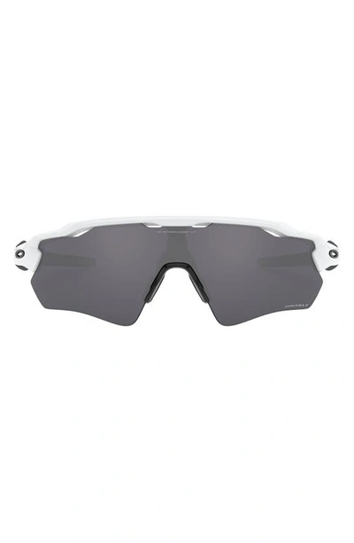 Oakley Radar® Ev Path® 38mm Prizm™ Polarized Wrap Sunglasses In White
