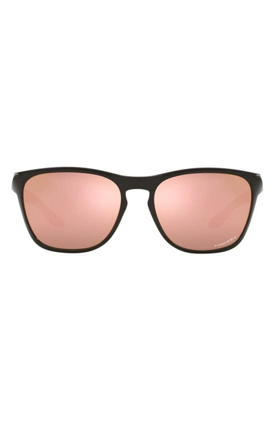 Oakley Manorburn 56mm Square Sunglasses In Black Gold