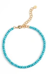 Nest Jewelry Turquoise Beaded Necklace