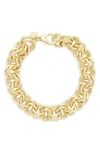 BROOK & YORK MARI CHAIN LINK BRACELET,BYB1144G