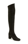 SAINT LAURENT 'BABIES' OVER THE KNEE BOOT,393826C2000