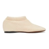 PROENZA SCHOULER OFF-WHITE RONDO KNIT SLIPPERS