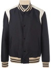PORTS 1961 color block bomber jacket,DRYCLEANONLY