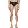 BALMAIN BLACK LOGO SWIM BRIEFS