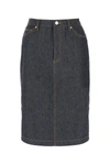 APC A.P.C. MAI PLEATED DENIM SKIRT