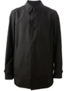 Herno Buttoned Windbreaker Jacket - Black In Black