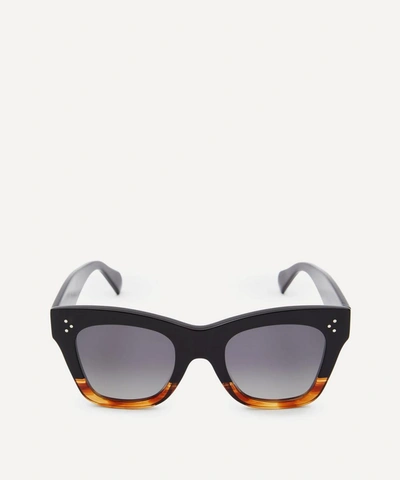 Celine Catherine Cat-eye Sunglasses In Black