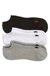 POLO RALPH LAUREN FULL CUSHION 3-PACK LOW CUT SOCKS,827365PK