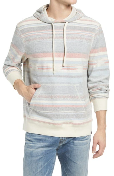 Faherty Byron Bay Striped Organic Cotton-jersey Hoodie In Island Sunrise