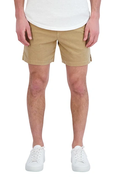 Goodlife Stretch Corduroy Shorts In Timber