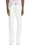 ALEXANDER MCQUEEN SLIM FIT BLEACHED JEANS,642572QRY96