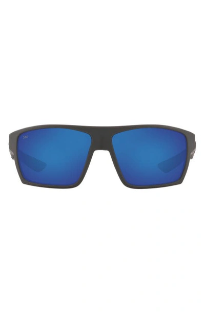 Costa Del Mar 61mm Polarized Square Sunglasses In Opal Grey