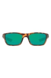 Costa Del Mar 58mm Polarized Sunglasses In Dark Tortoise
