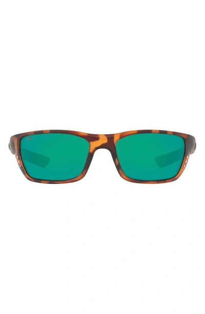 Costa Del Mar 58mm Polarized Sunglasses In Dark Tortoise