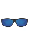 Costa Del Mar 65mm Polarized Sunglasses In Black Blue