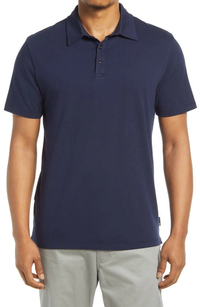 Ag Bryce Short Sleeve Polo In Deep Navy