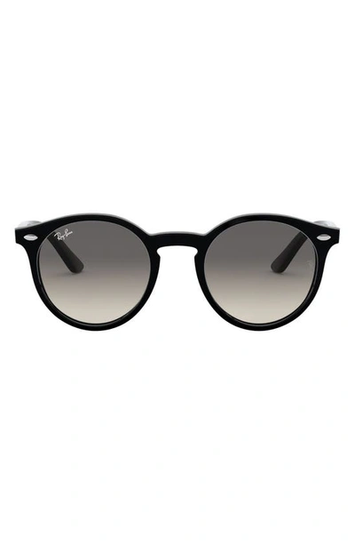 Ray Ban Junior 44mm Round Sunglasses In Black