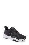 Nike Superrep Go 2 Sneakers In Black With White In Black/ Dark Grey/ White