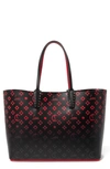 Christian Louboutin Cabata Loubinthesky Red Sole Tote Bag In Black