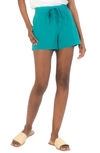 Kut From The Kloth Elastic Waist Shorts In Blue