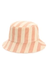 MADEWELL STRIPE TERRY CLOTH BUCKET HAT,M6931