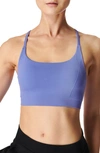Sweaty Betty Foundation Seamless Yoga Bra In Cornflower Blue