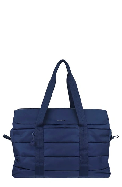 Hedgren Lattitude Meridian Water Repellent Duffle Bag In Dress Blue