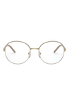 PRADA 51MM ROUND OPTICAL GLASSES,PR 55WV51-O