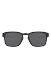 Oakley 55mm Polarized Sunglasses In Matte Black