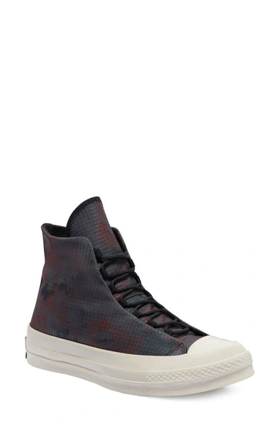 Converse Chuck Taylor All Star Chuck 70 Platform High Top Sneaker In Black/ Terracotta Pink