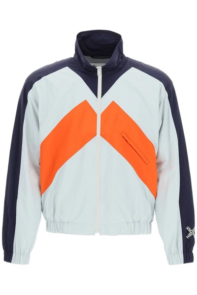 Kenzo Windbreaker Sport With Innovation Design - Atterley In Orange,grey,blue