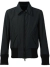 ANN DEMEULEMEESTER ANN DEMEULEMEESTER GRISE ZIPPED SHIRT JACKET - BLACK,1612300615309911516494