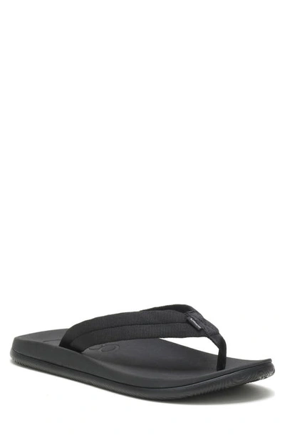 Chaco Chillos Flip Flop In Tube Black