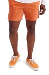 Goodlife Stretch Corduroy Shorts In Nectarine