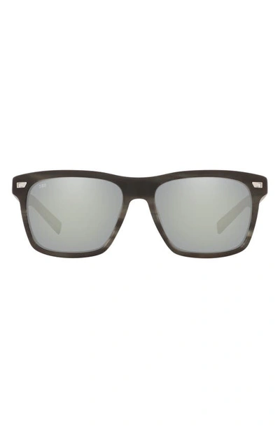 Costa Del Mar 58mm Polarized Sqaure Sunglasses In Grey