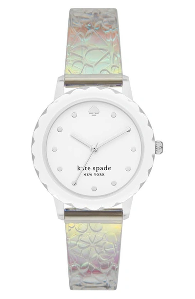 Kate Spade Morningside Nylon Strap Watch, 34mm In Multi