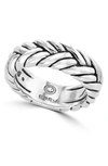 Effy Sterling Silver Braided Band Ring In Silver