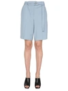 HELMUT LANG HELMUT LANG SUIT BELTED SHORTS