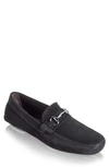 To Boot New York Del Amo Driving Shoe In Black Suede