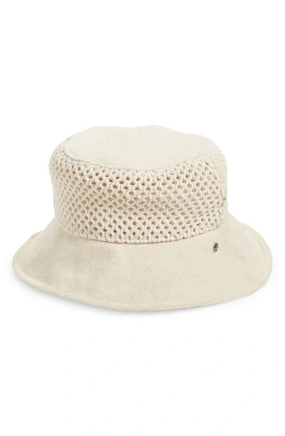 Rag & Bone Nando Mesh Bucket Hat In Natural Net