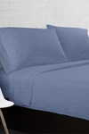 Ella Jayne Blue Heather Jersey Knit 3-piece Twin Sheet Set In Blue
