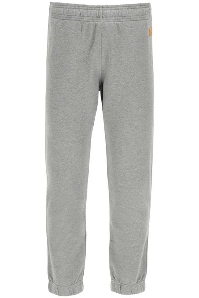Kenzo Jogger Pants Tiger Patch In Grey