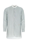 MAISON MARGIELA MAISON MARGIELA BAND COLLAR STRIPED SHIRT