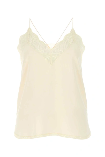 ZADIG & VOLTAIRE ZADIG & VOLTAIRE CHRISTY LACE DETAILED CAMISOLE