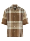 LEMAIRE LEMAIRE CHECK SHORT SLEEVE SHIRT